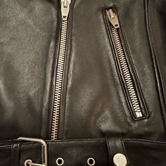 New Carmar studded leather moto jacket NWT SRP $878 - Picture 6 of 10